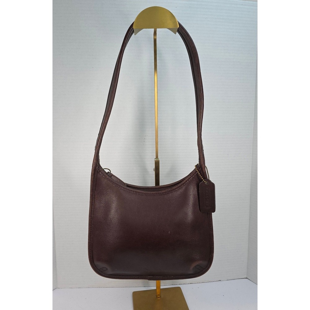Vintage Coach Ergo Hobo Mahogany Brown Leather Shoulder Bag 9020 USA Made